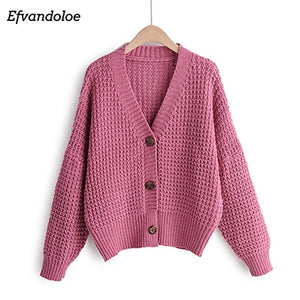 Efvandoloe Autumn Cardigan Sweater Women Winter Clothes Kardigan knitted fall 2019 Sweaters