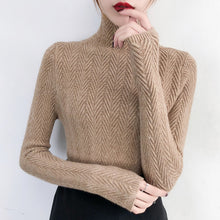 Load image into Gallery viewer, Underwear Woman Autumn and Winter 2020 New sweater Slim Bottom Shirt Long Sleeve Tight Knitted Shirt Thickening