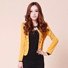 Load image into Gallery viewer, 2019 Elegant New Fashion Women Blazer Woman Coat Jacket Corsage Outwear Black,yellow,white,pink,orange plus size L~3XXXL,4XL,5XL